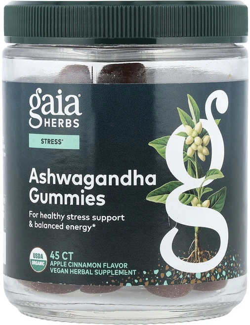 헁복하고 건강하세요 Gaia Herbs 아슈와간다 구미젤리 애플 시나몬 구미젤리 45개 늘 챙기셔야합니다, GaiaHerbs아슈와간다구미젤리애플시나몬구미젤리45개 - 쿠팡
