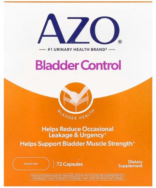 AZO 블래더 컨트롤 72캡슐, 72 Count (Pack of 1), 1개, 72정