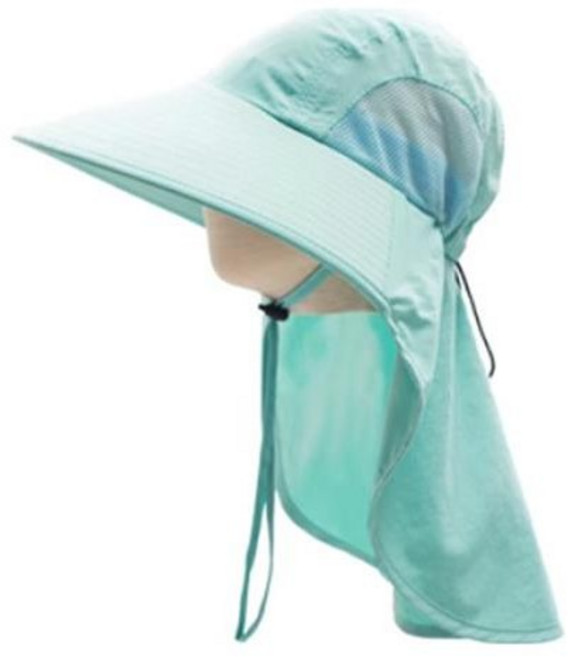 [더문풀문][만족후기]가족플랩캡 /목안타는모자/워터 수영모자 UV차단 아쿠아 워터파크 물놀이 성인용/아동용 무지 플랩캡