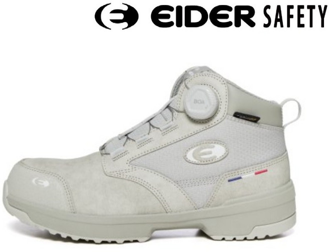 아이더 세이프티 안전화 ES 609(GR) 그레이 6인치 남녀공용 보아다이얼 논슬립 미끄럼방지 1등급 작업화 건설화