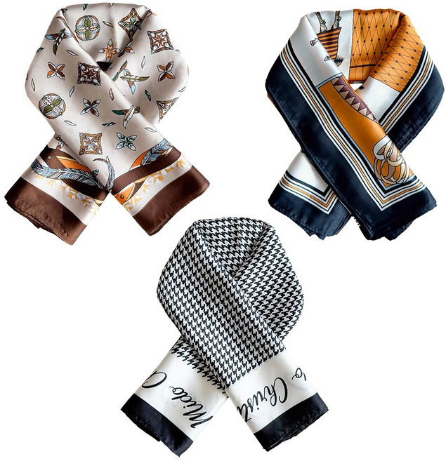 제제룩 여성 스카프 쁘띠 3P