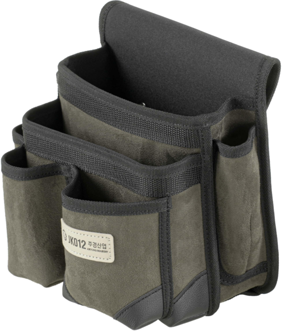 주경산업 JK-012 3단 스웨이드 못주머니, 1개