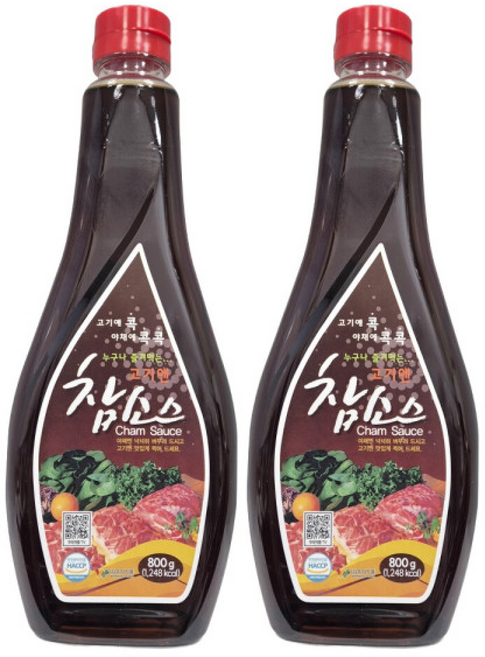 고기엔 참소스 입, 2개, 800g