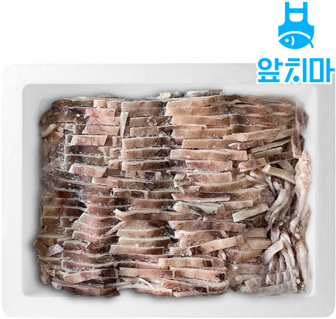 냉동 손질 오징어채, 1박스, 중국 오징어채 12kg