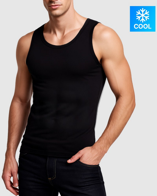 앤 왁스 남자 보정 나시 뱃살 배쏙티 에어쿨 민소매 나시티 웨어