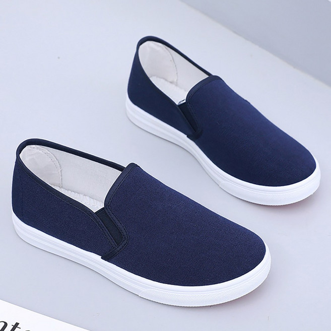 키노 여성 슬립온 밴딩 실내화 간호화 간호사 신발 근무화 사무화