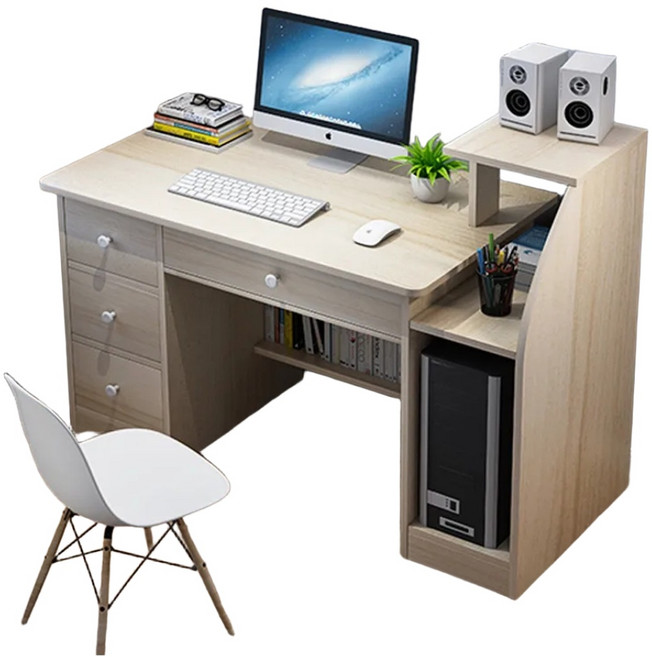 簡易書桌 148-FH, 楓木色, 1個