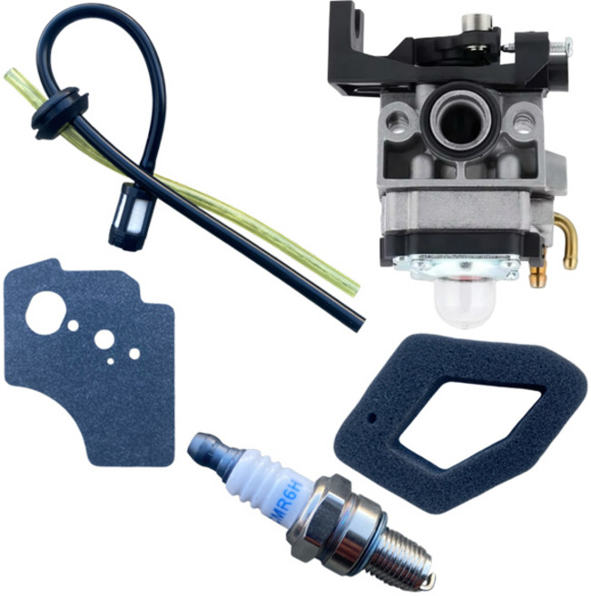 혼다 예초기 카브레타 연료호스 가스켓 에어크리너 점화플러그 5종세트 GX35 호환 부품, 1세트