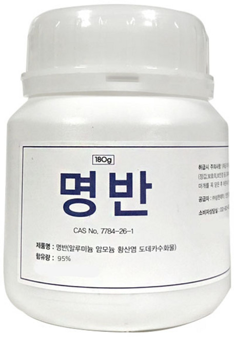 삼현제약 명반 180g, 8개