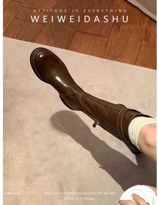 버클롱부츠 카우보이부츠 겨울 가을 펑크 브라운 블랙