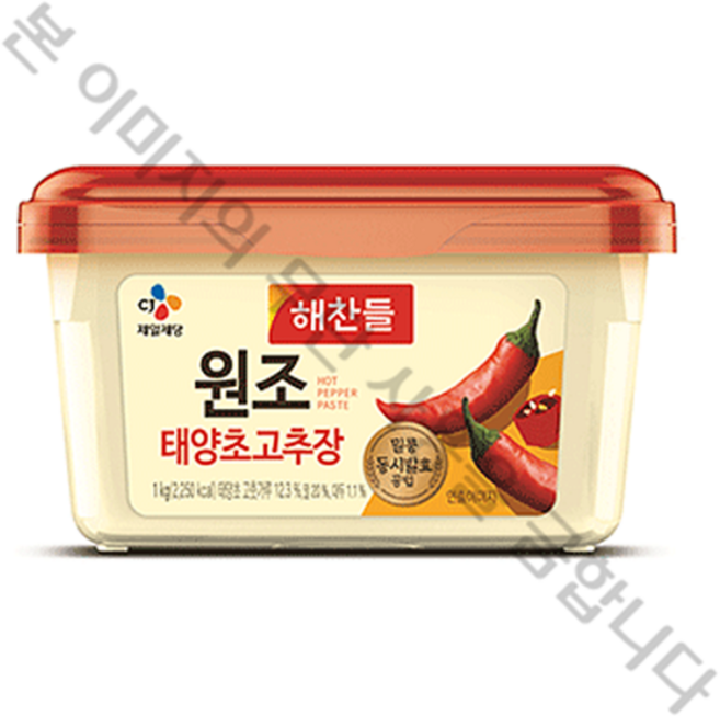 해찬들 원조 태양초 고추장, 1개, 1kg
