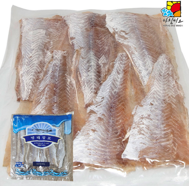 아침미소 명태알포 (명태포), 상세페이지 참조, 1개