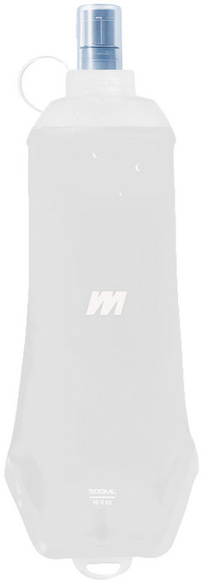 미올로 소프트 플라스크 휴대용 스포츠 러닝 물병, 1개, 500ml, 화이트