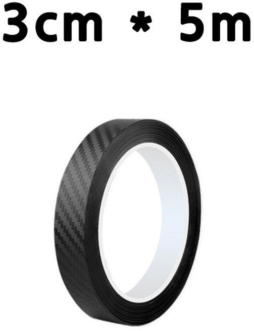치트몰 카본시트 차량 스크래치 방지 테이프, 1개, 3cm * 5m