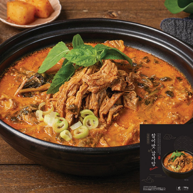 집밥장인 참이맛 순살감자탕 블랙, 1개, 700g