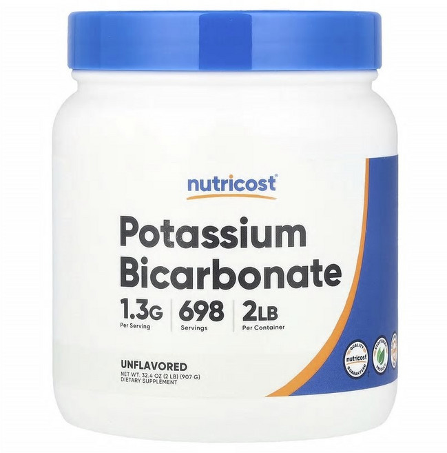 Nutricost 포타슘바이카보네이트 무맛 907g(32.4oz) NCS-67220, 1개, 907g