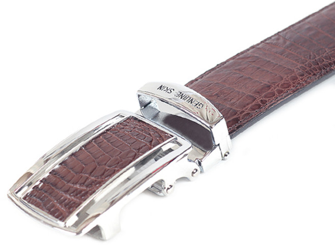 SCOAN 국내제작 천연 악어가죽 캐주얼벨트 정장벨트 5381