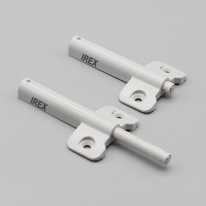 원터치 히든가구도어 오픈 푸시 자석 캣처 빠찌링 길이조절 날개형 삼성 아이렉스, 1개, 연회색