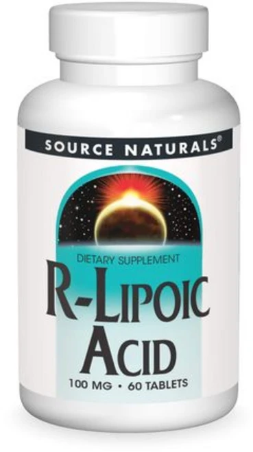 소스 내추럴스 R-리포산 100mg - 60정 Source Naturals R-Lipoic Acid 100mg - 60 Tablets, 1개 - 쿠팡