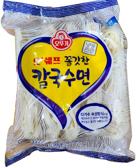 오쉐프쫄깃한칼국수면 200Gx5입(주)오뚜기, 200g, 5개