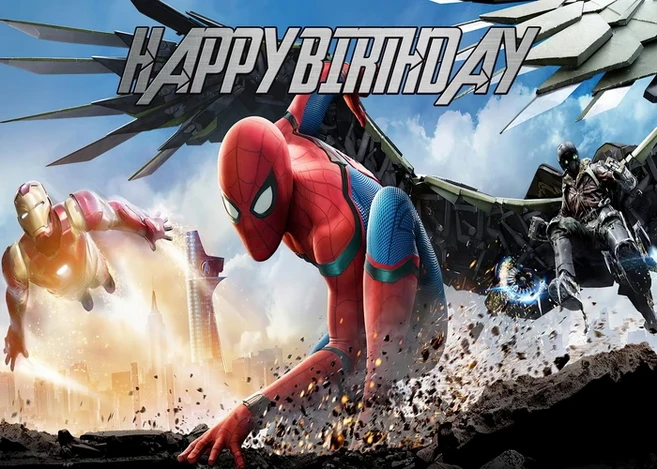 마블 슈퍼 히어로 배경 어벤저 스 아이언 맨 스파이더 생일 파티 사진 어린이를위한 소년 장식, 01 125X80cm, 11 W-2421