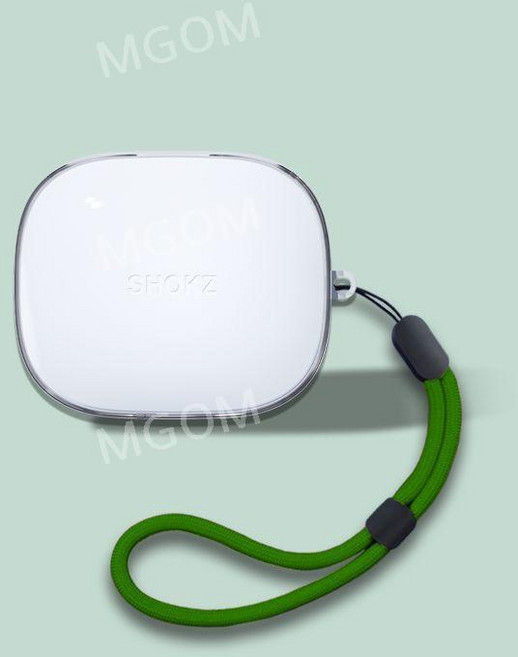 호환 샥즈 오픈핏 프로 케이스 투명 이어폰 Shokz OpenFit Pro 보호 블루투스, OpenFit Pro(2026), 투명+그린스트랩