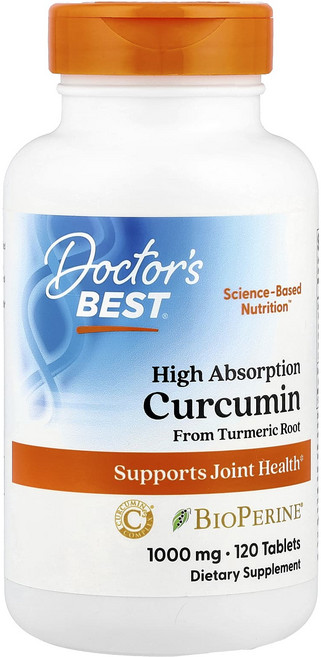Doctor's Best 고흡수율 커큐민 1000mg 120정, DoctorsBest고흡수율커큐민1000mg120정