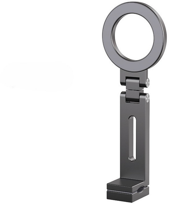 자석 마그네틱 접이식 휴대용 거치대 휴대폰거치대 맥세이프, 1개, 그레이