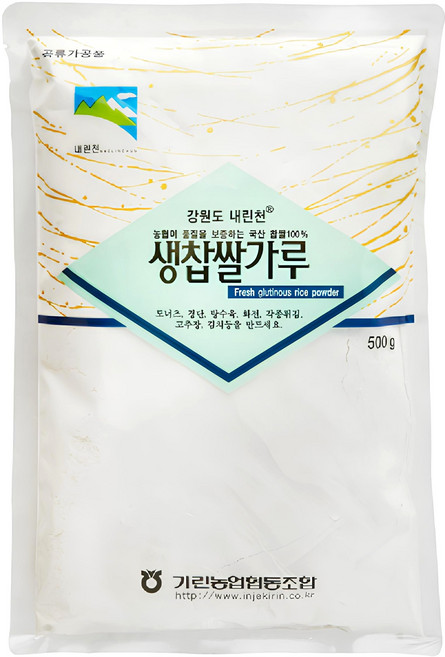 농협 강원도 인제 % 국산 생찹쌀가루 최상급, 1개, 500g