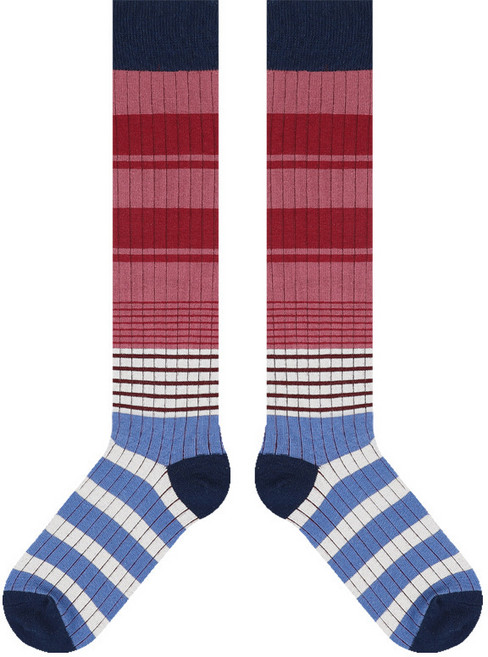 에이블탑 여성 니삭스 패션 골프 운동 종아리 압박 양말 n469, 1개, 05 핑크레드