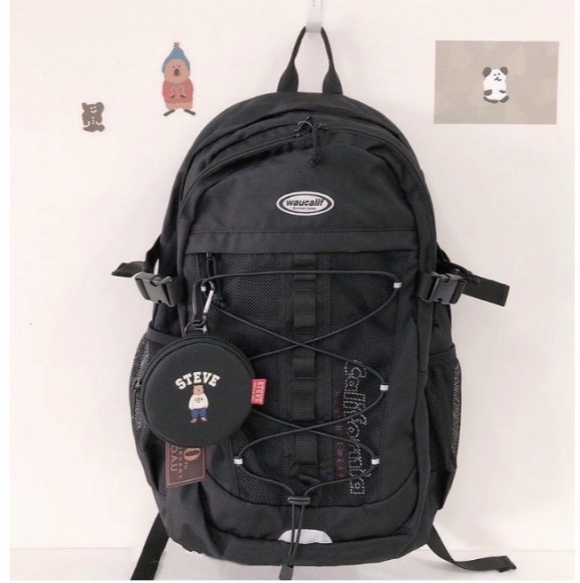 who a u 韓國後背包 大容量多功能筆電包
