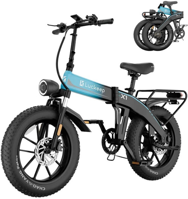 Luckeep 접의식 전기자전거 mtb 성인용 배달용 PAS 750W X1, 그레이750w, 경량스틸