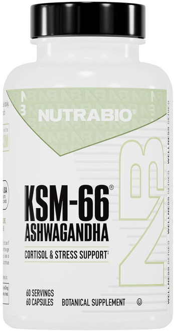 Nutrabio KSM-66 南非醉茄膠囊, 1個, 60錠