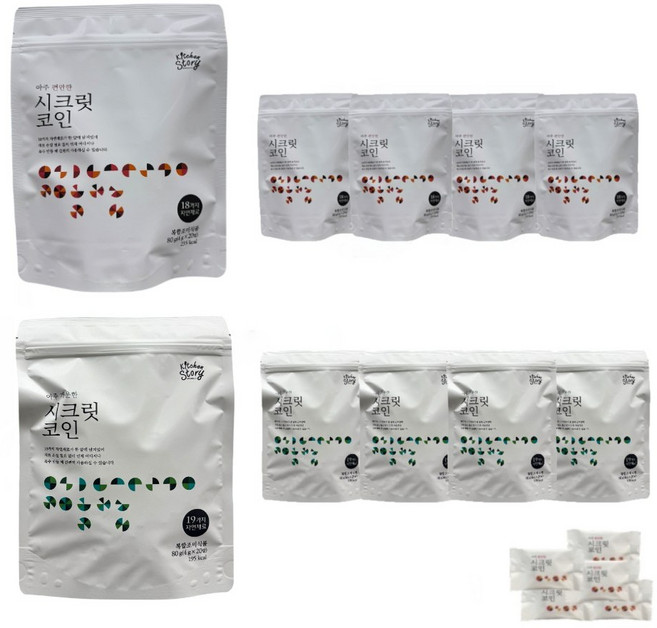 빅마마 빅마마 이혜정의 시크릿코인 205개(편안한 5팩+낱개 5개+개운한 5팩), 1세트, 4g