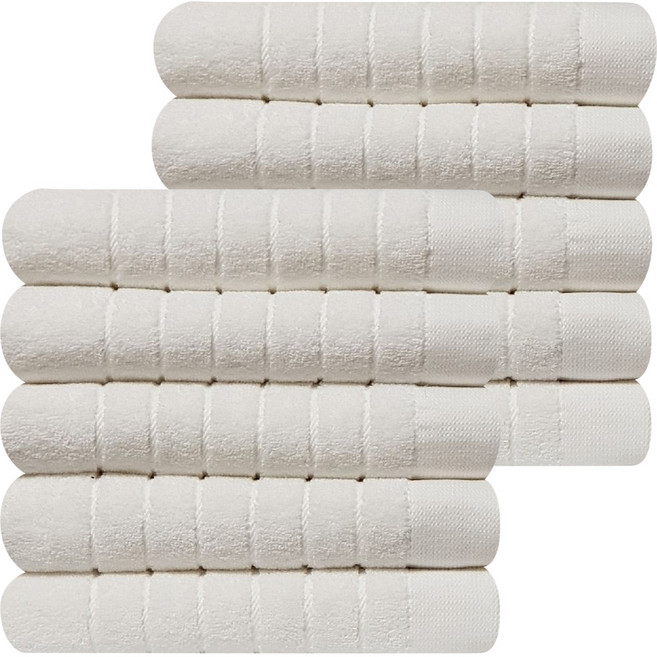 다주타올 30수 데일리 수건 105g, 화이트, 10개