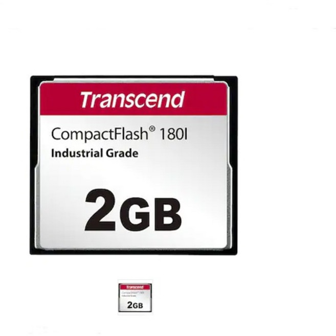 (Transcend) CF Card 180I 산업용 (2GB) (50핀 85MB/s 70MB/s SLC 3년 보증), 1개, 1개