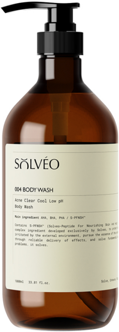 솔브이오 아크네 클리어 쿨 약산성 바디워시, 1L, 1개