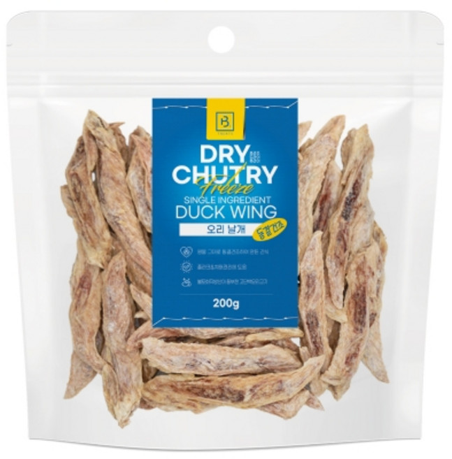 브리더랩 드라이츄라이 오리날개 동결건조 200g, 1개