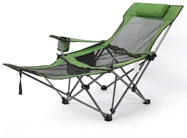 캠핑의자 소형의자 아웃도어 사이즈 원목 매쉬 FD체어 네이처하이크캠핑의자 시트 차단 의자 에디션 4단 등산, 그린, 1개