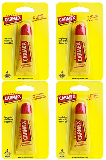 카멕스 클래식 튜브형 립밤, Classic, 10g, 4개 - 쿠팡