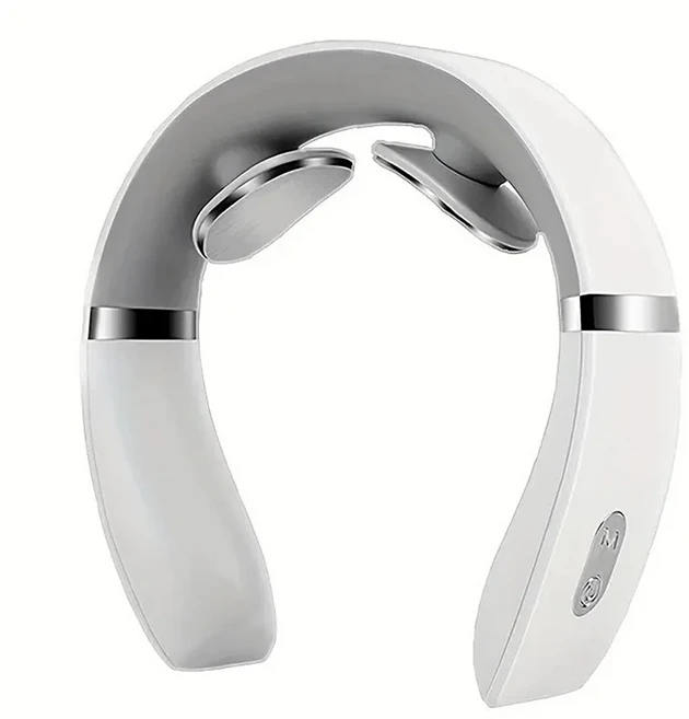 국경 간 목 마사지기 어깨 및 보호대 가정용 미니 휴대용 경추, 03 White