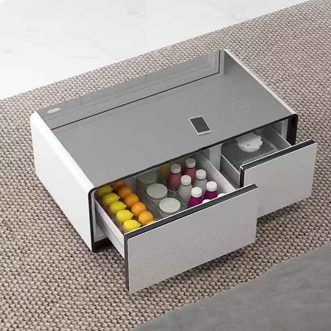 TB 90 다기능 테이블 냉장고 스마트 여름용 커피 소형, 하얀색