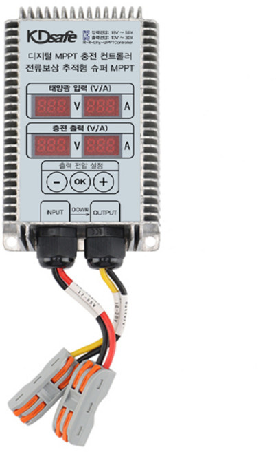 KDsafe KC인증 태양광패널 솔라 배터리충전 400W MPPT 컨트롤러, 1개
