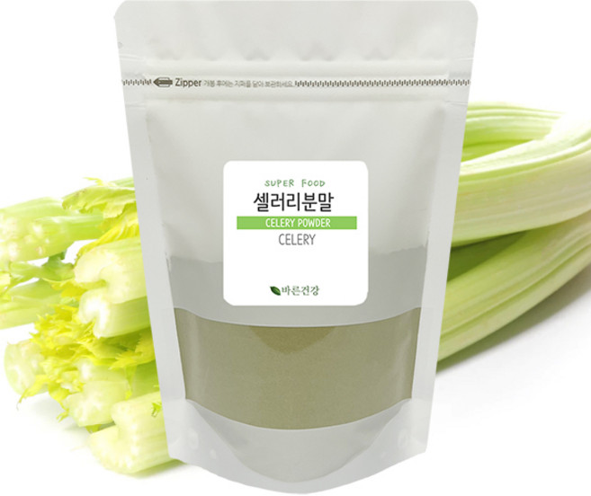 다른첨가물없이 국산 100% 셀러리가루 샐러리 분말 CELERY POWDER 지퍼백, 300g, 1개