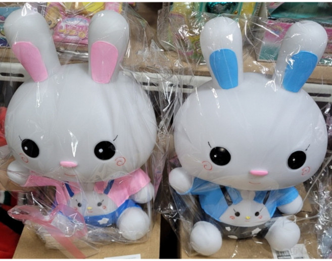 부자 토끼 저금통 랜덤발송 대량주문가능 어린이 금고 어린이 생일 선물 어린이날 선물 추천 크리스마스 선물, 1개