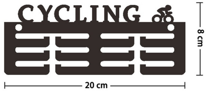 까마느 메달걸이 태권도 마라톤 메달 거치대 행거 정리 진열대 스포츠, CYCLING, 1개