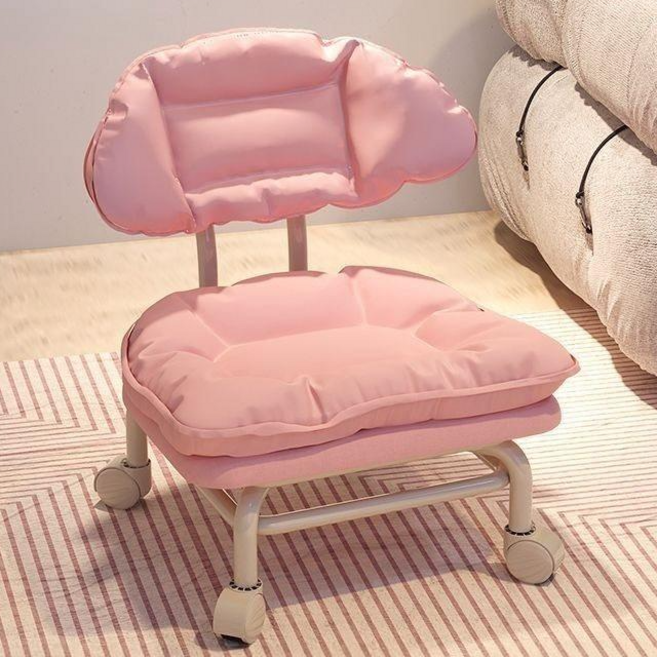 라워스 푹신한 바퀴달린 무빙 의자, 핑크, 1개