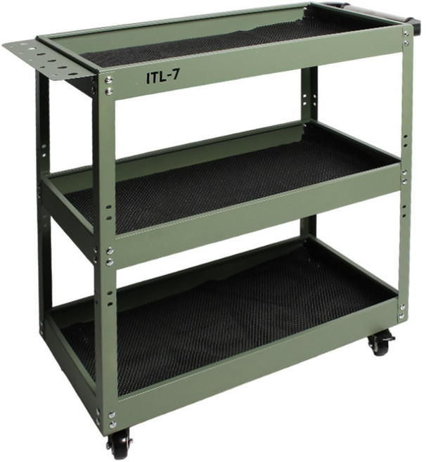 ITL 이동식 공구함 공구대 공구다이 카트 작업 3단 선반, 1개