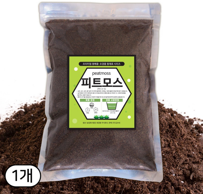 세경팜 뿌리 성장에 탁월한 피트모스, 1개, 2L