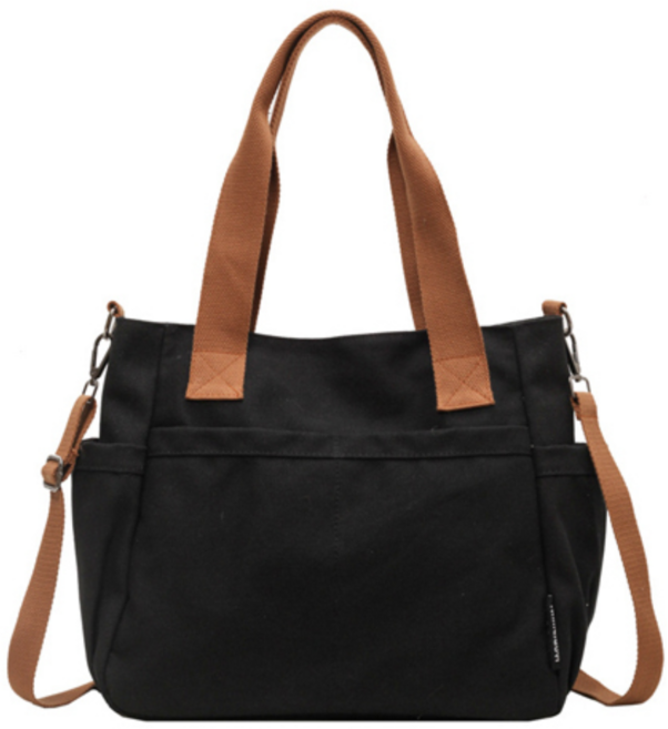 번쩍번쩍몰 무지 캔버스 에코백